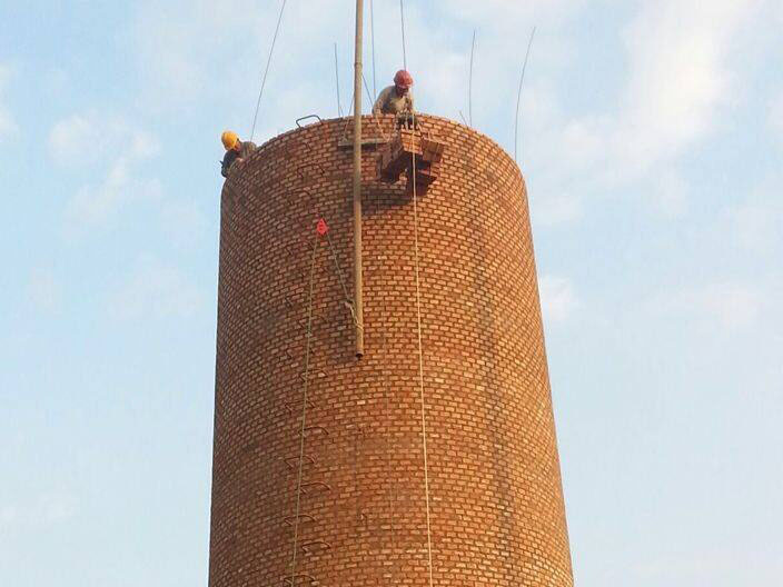 磚煙囪新建 磚煙囪新建